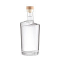 leere Wodka -Glasflasche/Brandy -Glasflasche